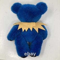 12 RARE Grateful Dead BLUE Dancing Bear Plush 1990 Native Art Trading