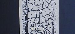 1967 Rare! Large Ticket Aor-3.46 Grateful Dead & Doors Earl Warren Santa Barbara