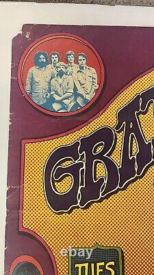 1971 GARY GRIMSHAW Vintage Grateful Dead psychedelic art print poster rare music