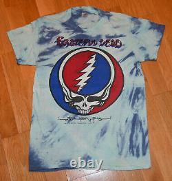 1976 GRATEFUL DEAD vtg rare concert tour tie-dye tee t-shirt (M) SYF 70's Rock
