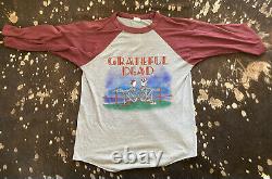 1981 Grateful Dead Shirt M/L Raglan VINTAGE NYE OAKLAND SF BRIDGE HTF RARE