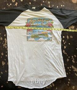 1982 Grateful Dead Shirt L RAGLAN GDP FALL TOUR VINTAGE RARE HTF
