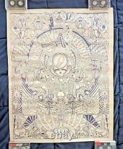 1983 GRATEFUL DEAD MAUREEN CALLAHAN Montage Rock Poster Rare Original Print