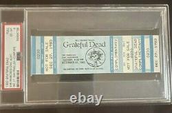 1983 Grateful Dead Full Comp Ticket Not For Sell 12/27 San Francisco PSA 6 RARE