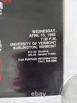 1983 Original Grateful Dead Poster University Vermont SA Concerts rare VT 4/13