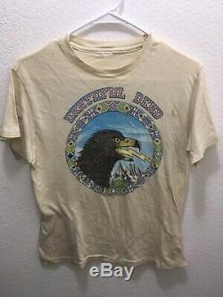 1984 Grateful Dead Shirt M/L FALL TOUR LUNQUIST EAGLE/BOLT RARE
