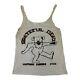 1984 Grateful Dead Womens Lace Tanktop Ventura Dead Dancing Bear. Rare! Sz L