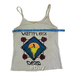 1984 Grateful Dead Womens Lace Tanktop Ventura Dead Dancing Bear. RARE! Sz L