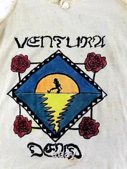 1984 Grateful Dead Womens Lace Tanktop Ventura Dead Dancing Bear. RARE! Sz L