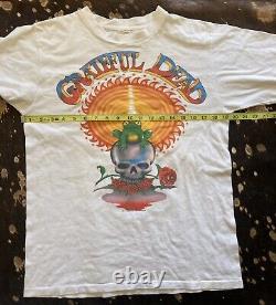 1987 Grateful Dead Shirt M/L SANTANA GDM SKULL ROSES RARE HTF VINTAGE