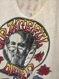 1987 Misprint GRATEFUL DEAD Bob Dylan Alone & Together US Tour Shirt, RARE Sz L