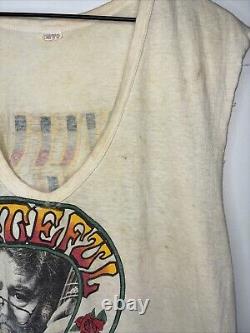 1987 Misprint GRATEFUL DEAD Bob Dylan Alone & Together US Tour Shirt, RARE Sz L