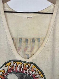 1987 Misprint GRATEFUL DEAD Bob Dylan Alone & Together US Tour Shirt, RARE Sz L