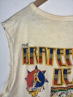 1987 Misprint GRATEFUL DEAD Bob Dylan Alone & Together US Tour Shirt, RARE Sz L