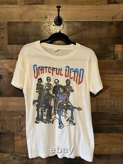 1987 Vintage Grateful Dead T-shirt White, Single Stitch- Rare