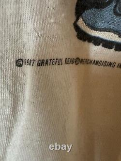 1987 Vintage Grateful Dead T-shirt White, Single Stitch- Rare