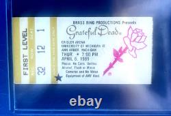 1989 Grateful Dead Taper Ticket Stub 8/6/89 University Michigan Rare