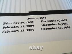 1989 RARE Greatful Dead + GD history 1977 1989 Inglewood CA LA POSTER PRINT