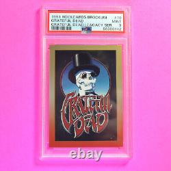 1991 RockCards Brockum Grateful Dead Legacy #10 Cover Card PSA 9 Mint Rare