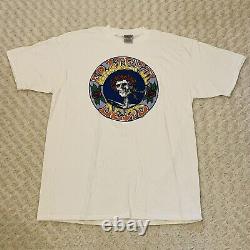 1994 Grateful Dead Bertha Skull And Roses T-Shirt XL White USA RARE EUC