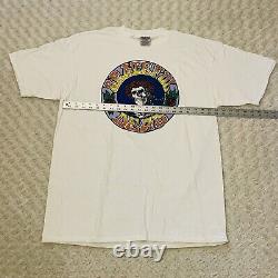 1994 Grateful Dead Bertha Skull And Roses T-Shirt XL White USA RARE EUC