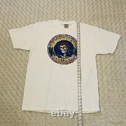 1994 Grateful Dead Bertha Skull And Roses T-Shirt XL White USA RARE EUC