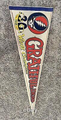 1996 30 Years Of The Grateful Dead Pennant Vintage Club Dead Rare