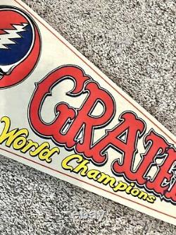 1996 30 Years Of The Grateful Dead Pennant Vintage Club Dead Rare