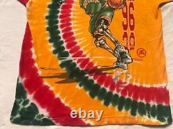 1996 Lithuania Olympic Basketball Tie Dye Shirt Sz. XL Grateful Dead RARE