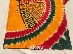 1996 Lithuania Olympic Basketball Tie Dye Shirt Sz. XL Grateful Dead RARE