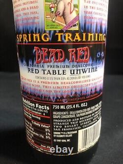 1997 UnWine Grateful Dead-RARE-Unopened Grateful Dead Skeleton Ball Player-Seale