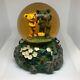 1999 Official Dead Bear Big Size Snow Globe With Music Box Rare Retro Interior