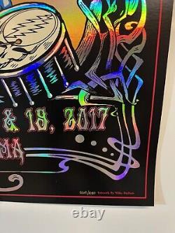 2017 Grateful Dead And Co Boston Garden Mike Dubois Limited Edition Rare Foil