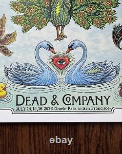 2023 Dead And Company San Francisco Emek VIP Poster Oracle #/3710 Grateful RARE