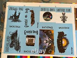 32 Uncut Grateful Dead Backstage Pass From 1984 Rare