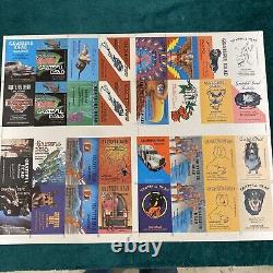 32 Uncut Grateful Dead Backstage Pass Full Sheet 1993 Rare. Anthony Reonegro