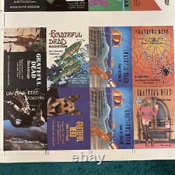 32 Uncut Grateful Dead Backstage Pass Full Sheet 1993 Rare. Anthony Reonegro