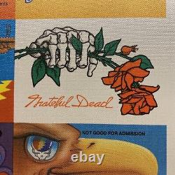 32 Uncut Grateful Dead Backstage Pass Full Sheet 1993 Rare. Anthony Reonegro