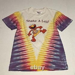 90's RARE Grateful Dead x Sesame Street Elmo Tour Tee YOUTH LARGE
