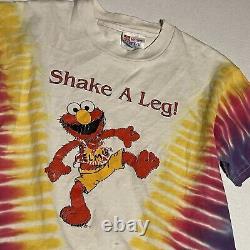 90's RARE Grateful Dead x Sesame Street Elmo Tour Tee YOUTH LARGE