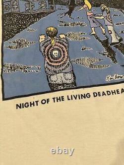 90s Grateful Dead Night Of The Living Deadheads TShirt RARE