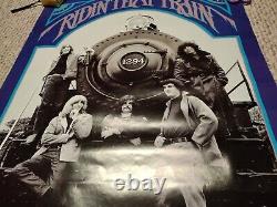 90s Grateful Dead Vintage 1990 Brockum Band Tour Hippy Art Ridin That Train Rare