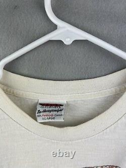 A1 Rare! Vintage 90 1994 Grateful Dead Save Our Wetlands Flower T-Shirt XL White