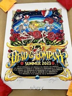 AJ Masthay Dead & Co The Final Tour V1 V2 & V3 Poster #/350 Grateful Dead Rare