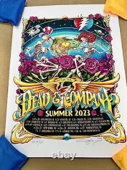 AJ Masthay Dead & Co The Final Tour V1 V2 & V3 Poster #/350 Grateful Dead Rare