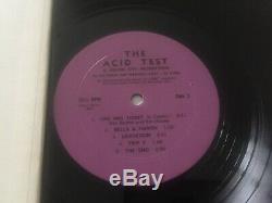 Acid Test Orig 66 The Grateful Dead Ken Kesey & The Merry Pranksters Psych M- Lp