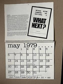 Bill Graham Calendar 1979 Vintage Original Fillmore Not Grateful Dead Rare