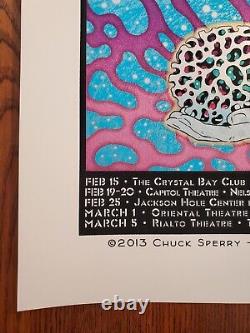 Chuck Sperry Mickey Hart 2013 Silkscreen Poster Rare Mint Grateful Dead Last One
