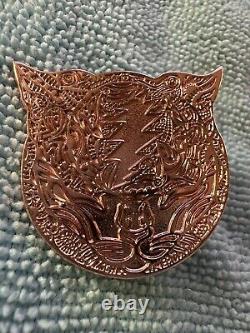 Danny Steinman Shiny copper raw china cat pin ULTRA RARE Grateful Dead