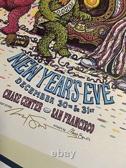 Dead And COMPANY Poster San Fransisco CA New Years Spusta Signed #ed /750 Rare